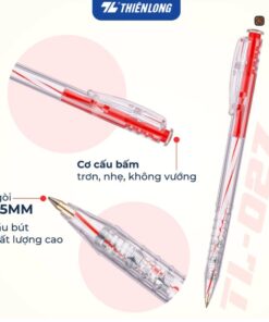 Bút bi Thiên Long TL-027 cơ cấu bấm cò và đầu bi