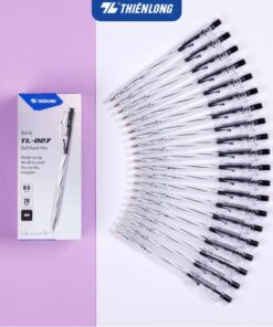Bút bi Thiên Long TL-027 hộp 20 cây mực đen