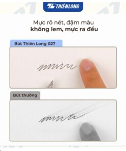 Bút bi Thiên Long TL-027 nét mực không lem, đều đẹp