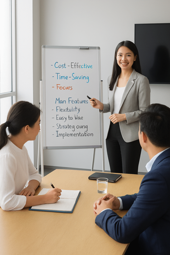 Bảng viết bút lông Flipchart dùng trong văn phòng hội họp