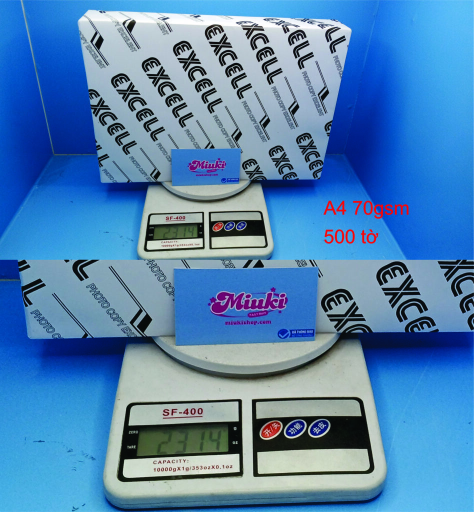Giấy excel a4 70gsm Giấy excel a4 70gsm