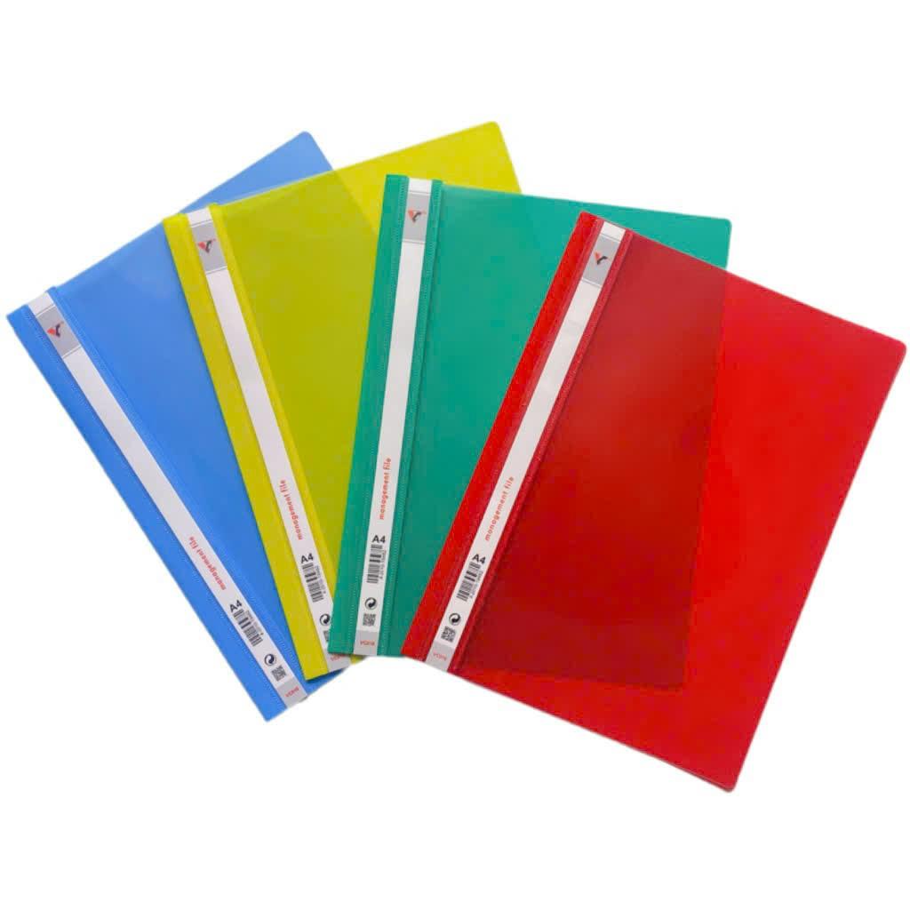 Bìa acco nhựa a4 VC-các nàu sắc Bìa acco nhựa a4 VC-các nàu sắc