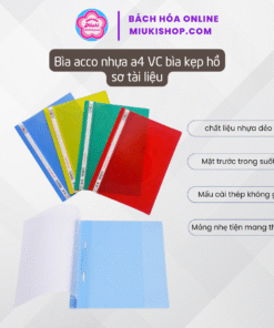 Bìa acco nhựa a4 VC-poster