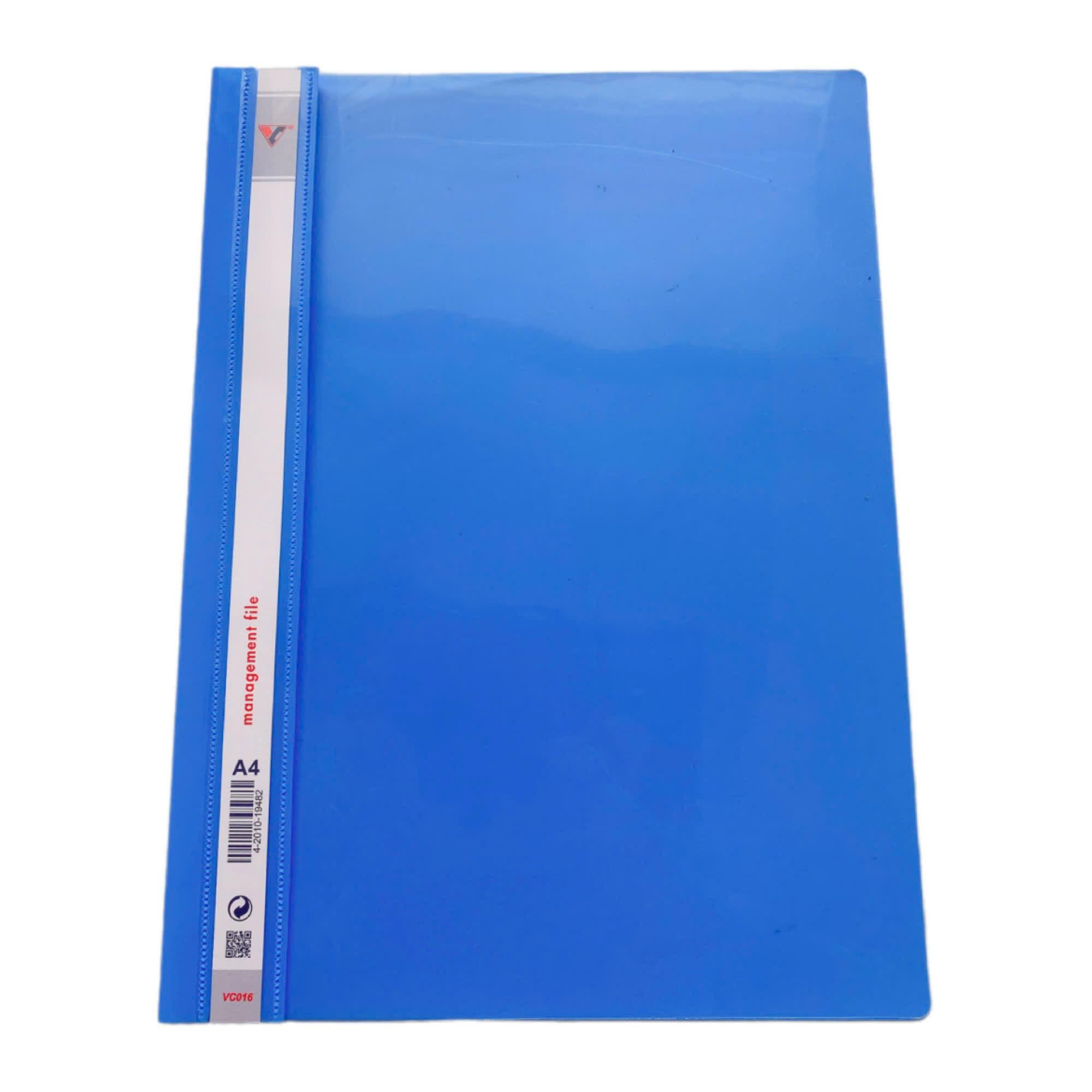 Bìa acco nhựa a4 VC-xanh dương Bìa acco nhựa a4 VC-xanh dương