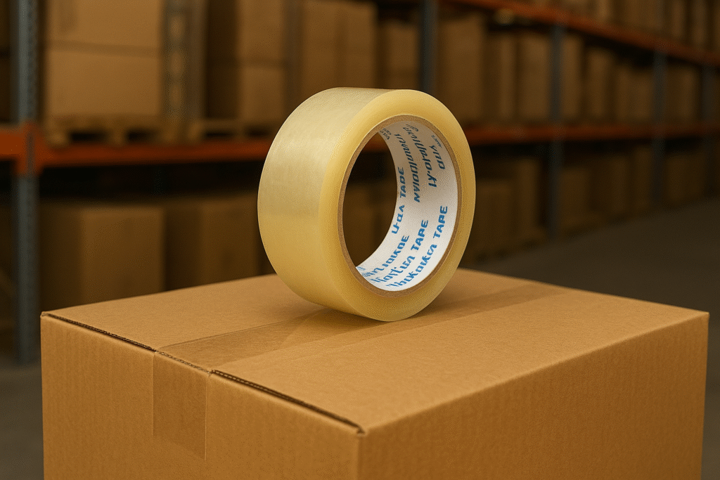 Cuộn băng keo trong gói hàng 48mm 100Y