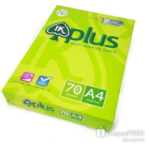Giấy in A4 IK Plus định lượng 70 gsm 1 xấp
