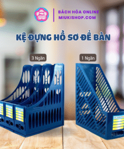 Kệ đựng hồ sơ để bàn 1 ngăn 3 ngăn lắp ghép