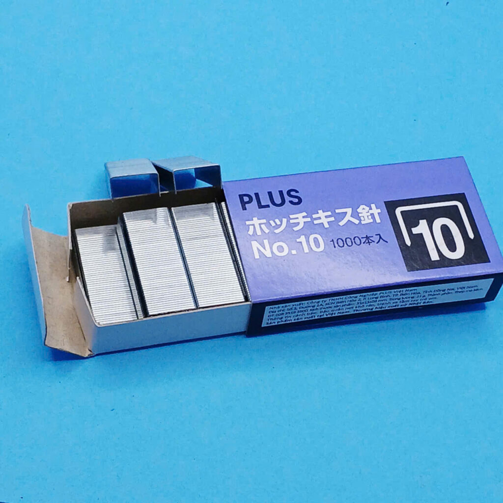 Kim bấm số 10 Plus hộp nhỏ có 1000 kim