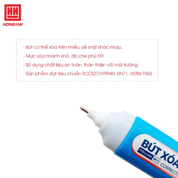 Bút xóa Hồng Hà CV-01-6677 Bút xóa Hồng Hà CV-01-6677
