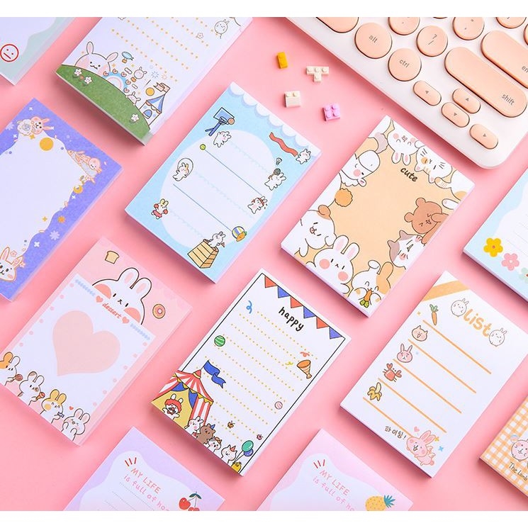 Giấy note, giấy ghi chú xinh xắn hỗ trợ đánh dấu nội dung sách cần nhớ Giấy note, giấy ghi chú xinh xắn hỗ trợ đánh dấu nội dung sách cần nhớ