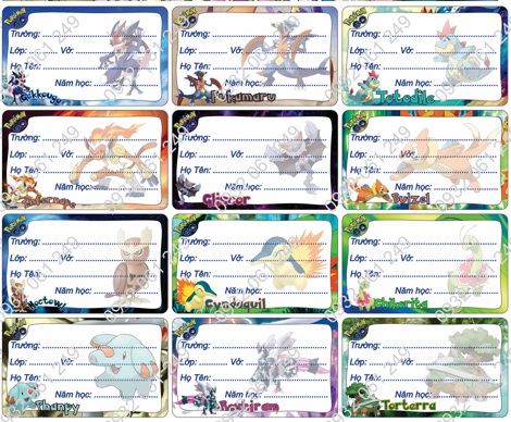 Nhãn vở Kuromi (quà tặng 2)