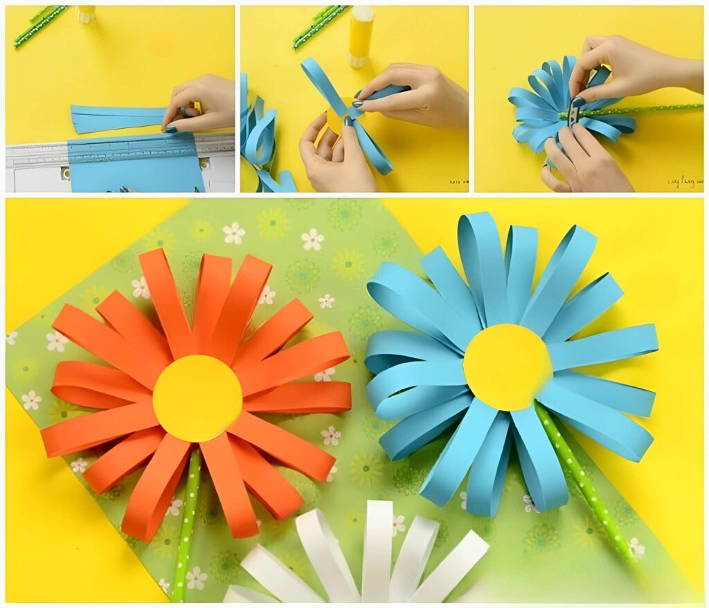 DIY thủ công gấp hoa giấy DIY thủ công gấp hoa giấy