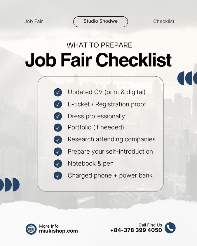 Checklist cho công việc