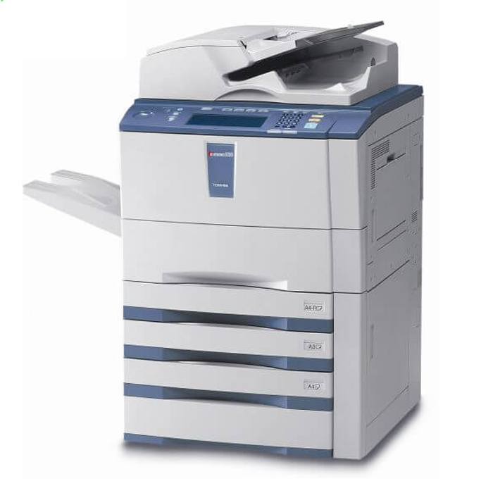 Máy photocopy toshiba chuyên dụng có thể dùng các loại giấy in rất mỏng hoặc rất dày.