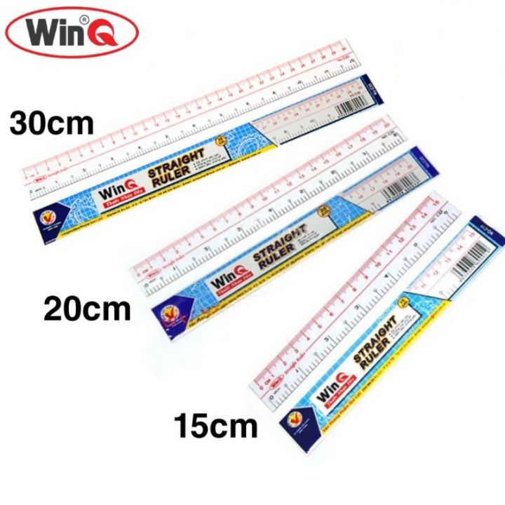 Thước kẻ dẻo nhựa thẳng WinQ 20,30cm